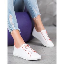 Ideal Shoes Fashion Sport Shoes white 1