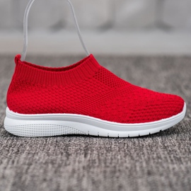SHELOVET Slip On Sneakers red 1