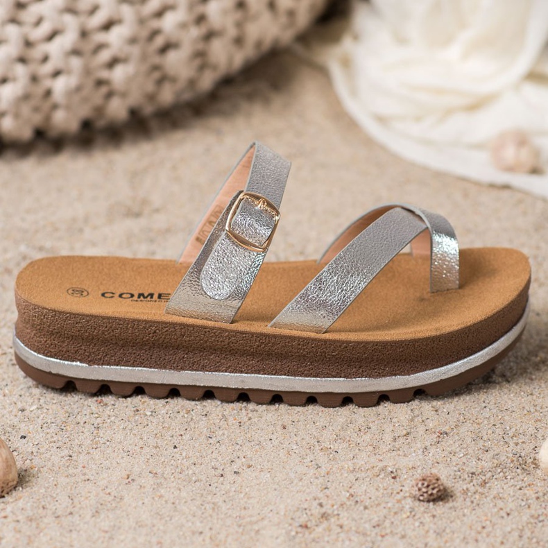 Comer Slippers On The Fashion Platform grey 2