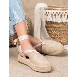 Seastar Tied Espadrilles Sandals brown 2
