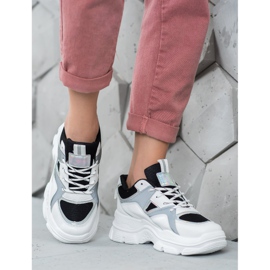 Sweet Shoes Tied Sneakers white black 1 Sweet Shoes Tied Sneakers white black 1