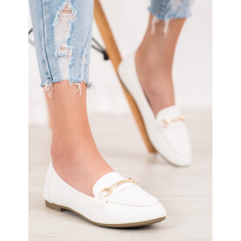 Nio Nio Elegant Loafers With Eco Leather white 1