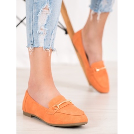 Nio Nio Elegant Loafers With Eco Leather orange 1