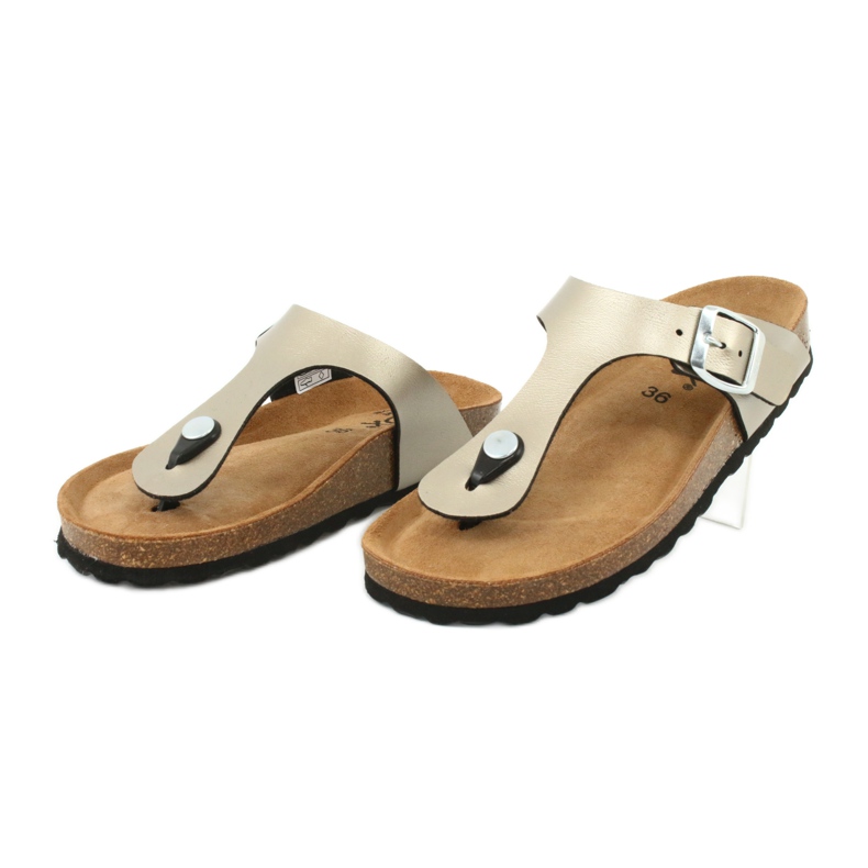 Medical slippers BIOX Gerona gold golden 2