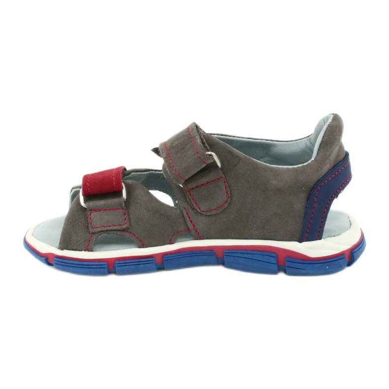Mazurek Leather boys with gray-red leather sandals 314 1 Mazurek Leather boys with gray-red leather sandals 314 1