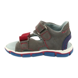 Mazurek Leather boys with gray-red leather sandals 314 1 Mazurek Leather boys with gray-red leather sandals 314 1