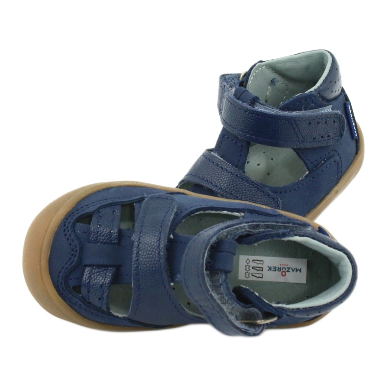 Sandals boys' turnips Mazurek 1187 navy blue 4 Sandals boys' turnips Mazurek 1187 navy blue 4