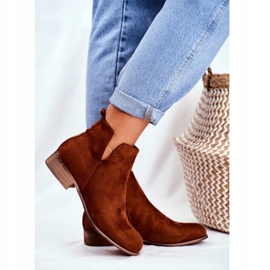 EVE Women's Boots On Flat Heel Spring Camel Viva brown 2