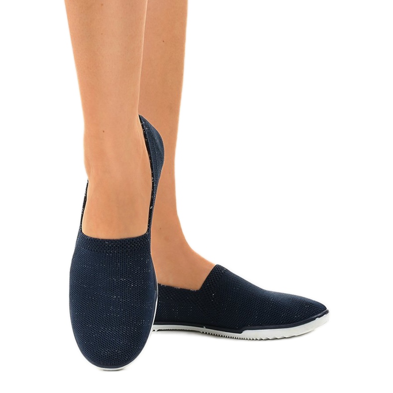 GF-HJS12-2 navy blue slip-on sneakers 1