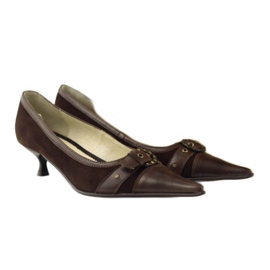 Eksbut Brown leather pumps 5 Eksbut Brown leather pumps 5