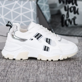 SHELOVET Sport white sneakers 2