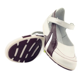 Ren But Ren-But Leather Ballerinas on sale white multicolored 4