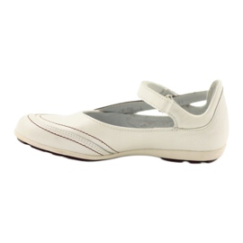 Ren But Ren-But Leather Ballerinas on sale white multicolored 3