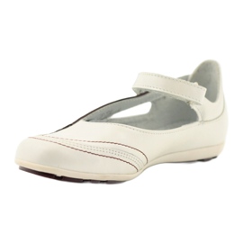 Ren But Ren-But Leather Ballerinas on sale white multicolored 2