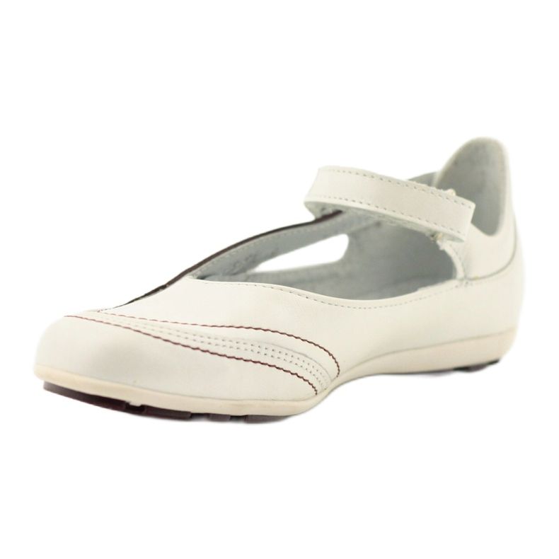 Ren But Ren-But Leather Ballerinas on sale white multicolored 2