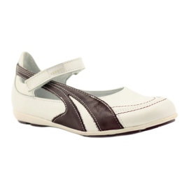 Ren But Ren-But Leather Ballerinas on sale white multicolored 1