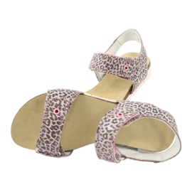 Bartek pink sandals with leopard print 79183-BBK 4