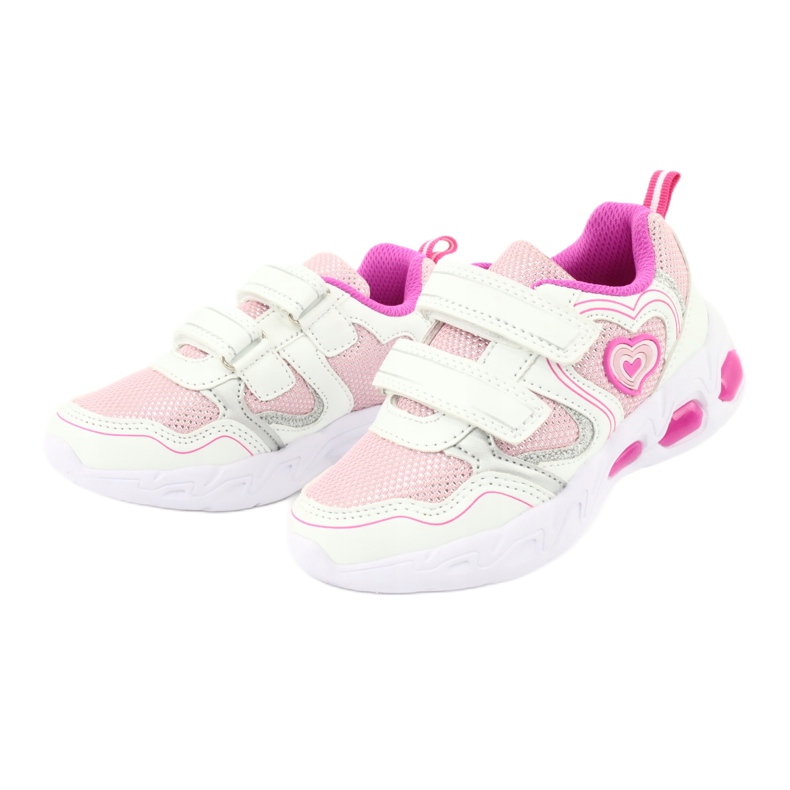 Evento Glowing sports shoes NEWS 20DZ55-1778 white pink grey 2