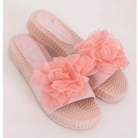 Pink women's pink slippers YQ227 Pink 1