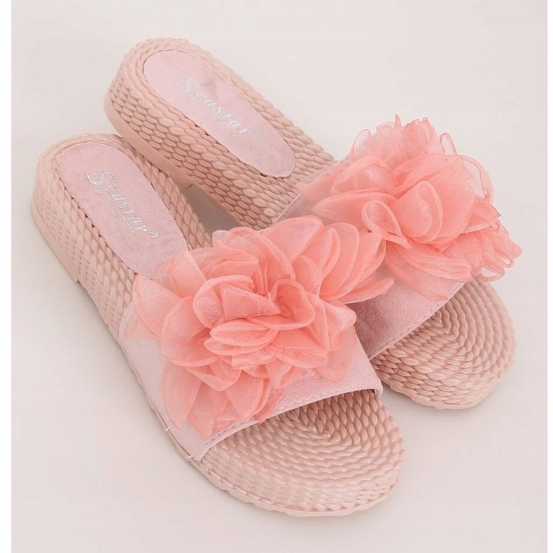Pink women's pink slippers YQ227 Pink 1