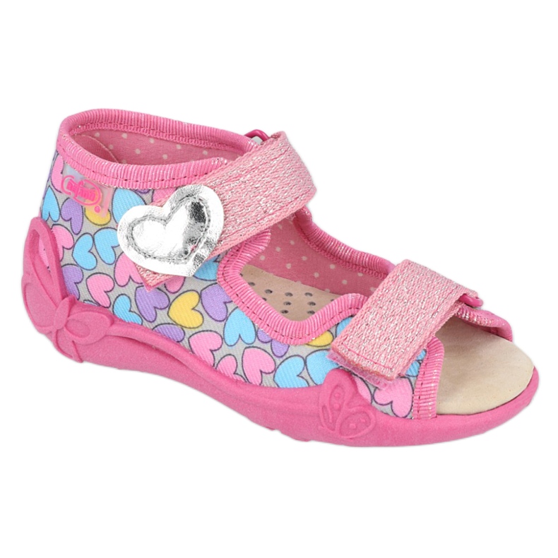 Befado yellow children's shoes 342P014 pink 1