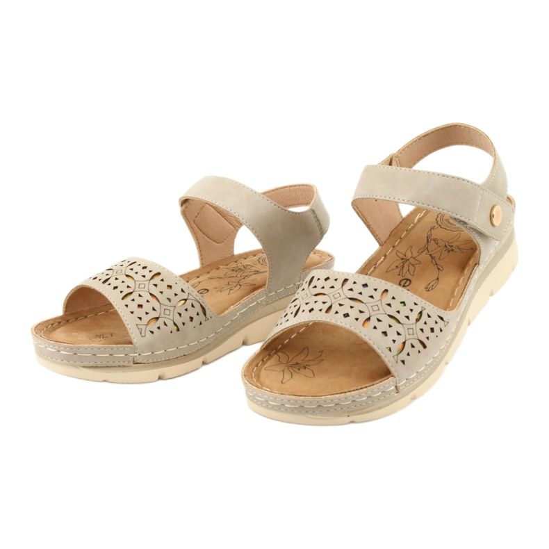 Evento Comfortable beige sandals 20SD98-1601 2
