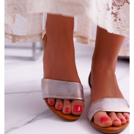 Women's Sandals Maciejka Leather Red 1971 Nomara brown multicolored 2