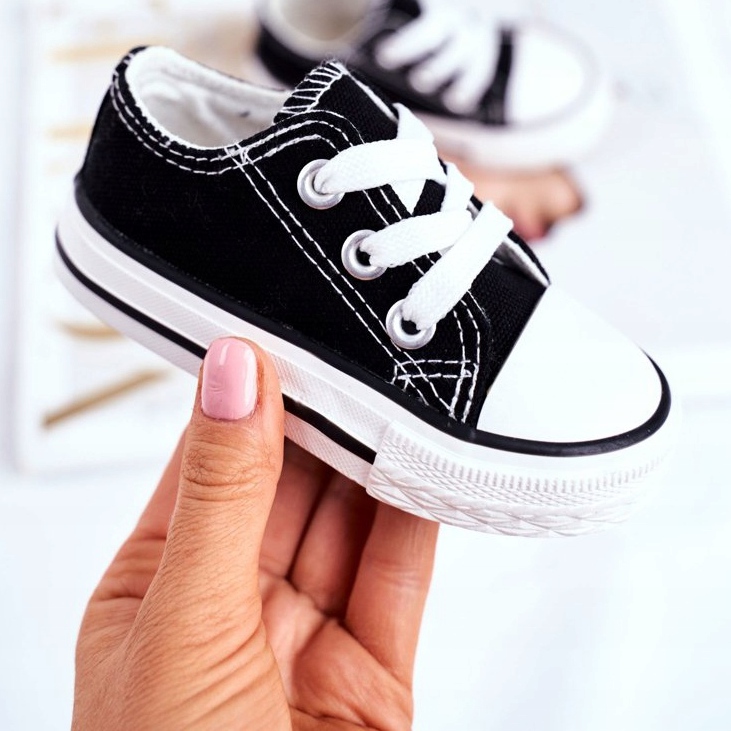 FRROCK Black Filemon Children's Classic Sneakers 2