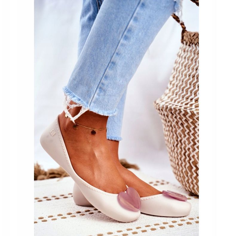 Women's Scented Rubber Ballerinas ZAXY Beige FF285051 2 Women's Scented Rubber Ballerinas ZAXY Beige FF285051 2