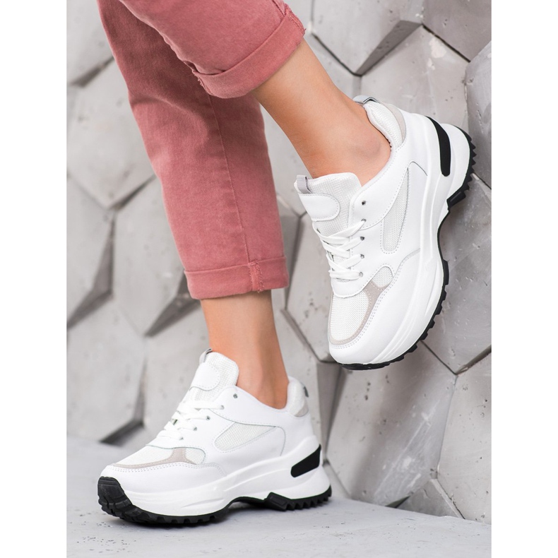 SHELOVET White Sports Sneakers 1 SHELOVET White Sports Sneakers 1