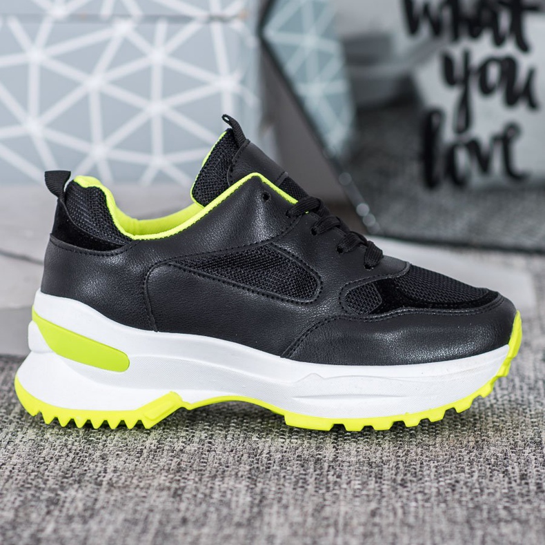 SHELOVET Black Sports Sneakers 2 SHELOVET Black Sports Sneakers 2