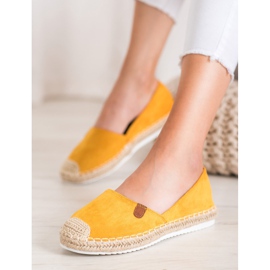 SHELOVET Classic Espadrilles yellow 1