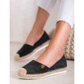 SHELOVET Classic Espadrilles black 1