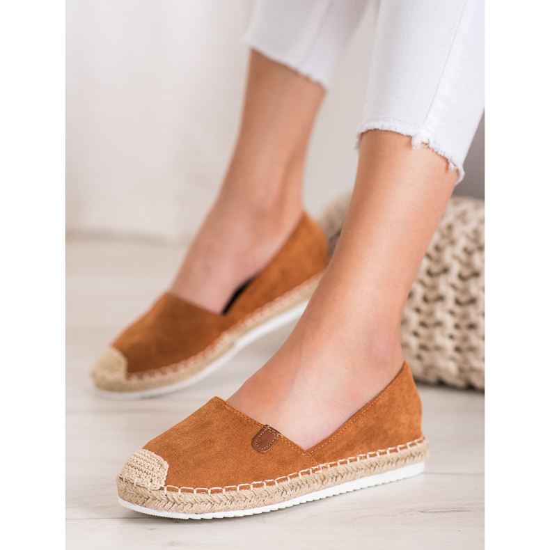 SHELOVET Classic Espadrilles brown 2