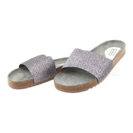 Filippo Silver profiled women's flip flops DK1373/20 grey 2