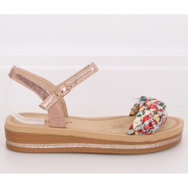 Champagne women's sandals CK151P Champagne pink 2