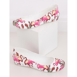 Meliski with white flamingos CK85 White multicolored 1
