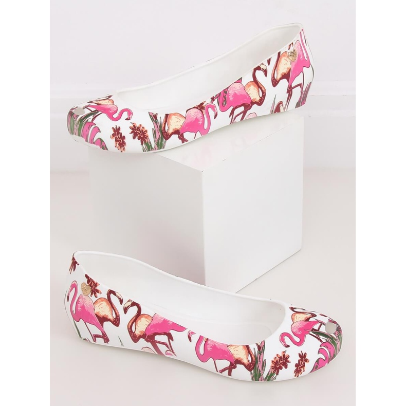 Meliski with white flamingos CK85 White multicolored 1