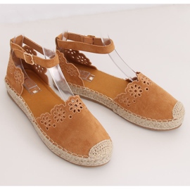 Espadrilles openwork camel JH119 Camel brown 1