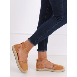 Espadrilles openwork camel JH119 Camel brown 2
