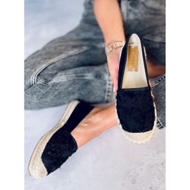 Black women's espadrilles BB29 Black 1