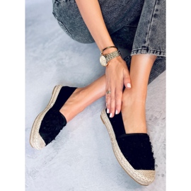 Black women's espadrilles BB29 Black 2