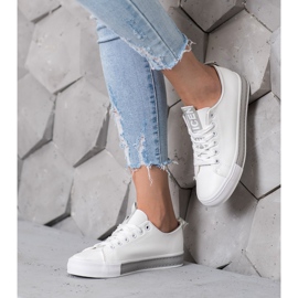 SHELOVET Sneakers With Eco Leather Nice white 1 SHELOVET Sneakers With Eco Leather Nice white 1