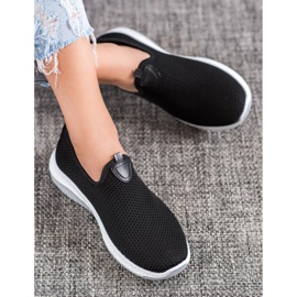 Renda Openwork Slipons On The Platform black 2