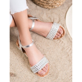 Emaks Comfortable women's sandals grey 2