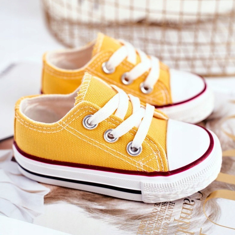 FRROCK Children's Classic Yellow Filemon Sneakers 1 FRROCK Children's Classic Yellow Filemon Sneakers 1