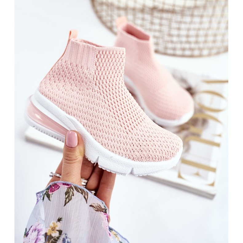 FRROCK Children's Sport Shoes High Pink Tobi 2