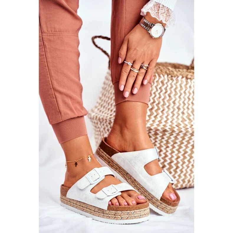 Women's Slippers Big Star White FF274665 1