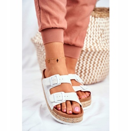 Women's Slippers Big Star White FF274665 2