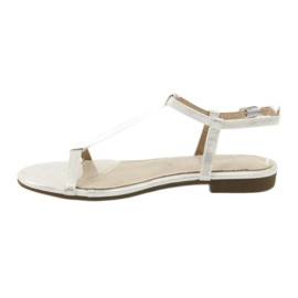 Women's silver sandals Filippo DS1297 / 20 SI 1